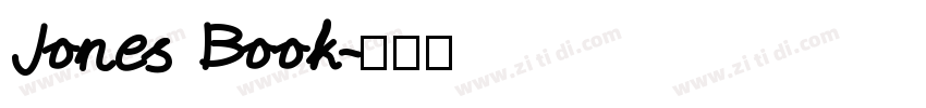 Jones Book字体转换
